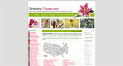 Desktop Screenshot of directory4flower.com