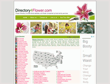 Tablet Screenshot of directory4flower.com